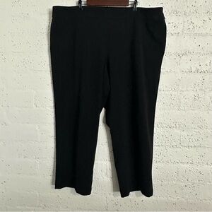 Avenue Womens Plus Pants 26 Black Pull On Stretch A7